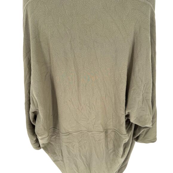 Athleta Wrap Cardigan XXS XS Green Ethereal Cocoon Open Front Pockets Dolman - Picture 12 of 16